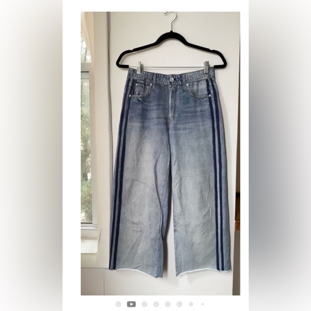Rag & Bone Miramar Wide-Leg Track Pants Sweatpant Jeans Cotton Terry Small
